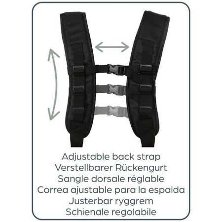 Marsupio porta-bambini - DREAMBABY - 3 lati On-the-Move - Nero