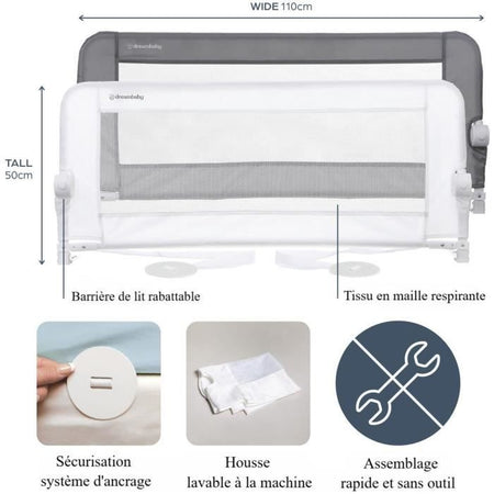 Dreambaby Maggie Letto Barriere - But -in letti e letti piatti che misurano 110 cm di larghezza e 50 cm di altezza
