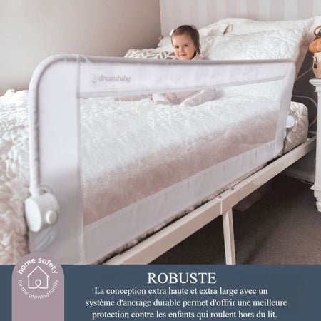Dreambaby Nicole Letto Barriere - Letti e letti piatti - Misurazione di 150 cm di larghezza e 50 cm di altezza - Grigio