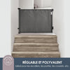 Barriera di sicurezza retrattile extra alta - DREAMBABY - da 60 a 140 cm H90 cm - Nero
