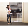 DREAMBABY Cancelletto di sicurezza Extra large LIBERTY - A pressione - L 99/105.5 x H 75 cm - Bianco