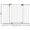 DREAMBABY Cancelletto di sicurezza Extra large LIBERTY - A pressione - L 99/105.5 x H 75 cm - Bianco