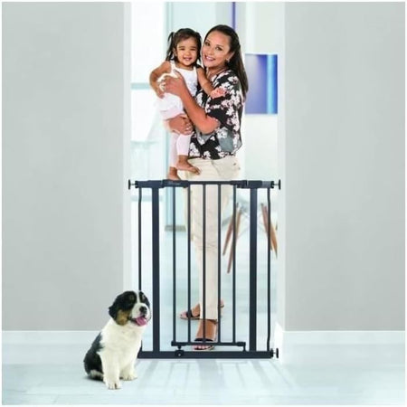 Cancelletto di sicurezza - DREAMBABY - AVA - Montaggio a pressione - 61-68 x 75 cm - Doppia chiusura - Antracite