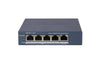 HIKVISION SWITCH L2, SMART MANAGED, 4 GIGABIT RJ45 POE PORTS, 1 GIGABIT RJ45 PORT, 802.3AF/AT, POE P