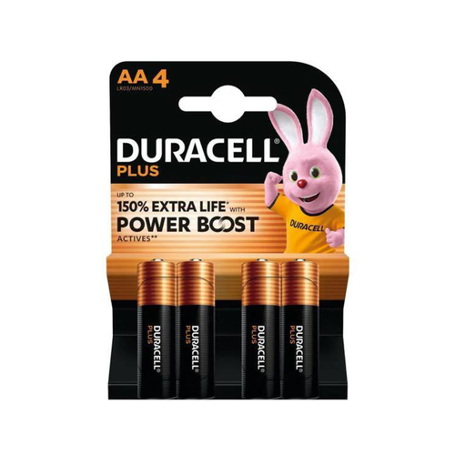 PILA DURACELL STILO ALCALINA AA  - 4 PZ