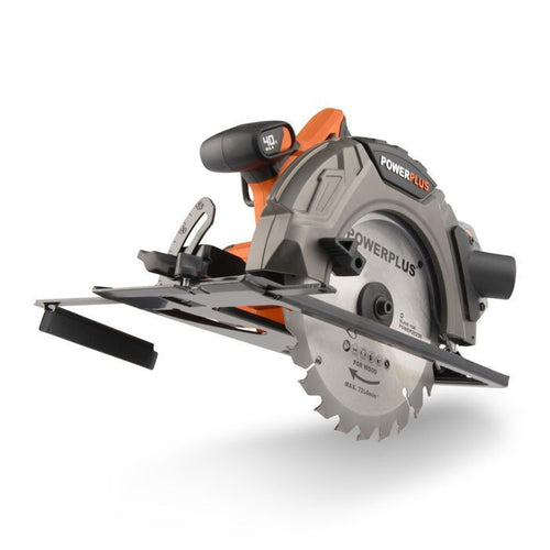Sierra circular inalámbrica 40V 185 mm - Powdp25230 de potencia dual - Entregado sin batería o cargador