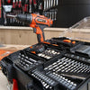 Trapano avvitatore a batteria 20V con 2 batterie da 20V, 1 caricabatterie e custodia - Dual Power - POWDP15301