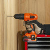Trapano a percussione a batteria - Dual Power - POWDPO1110 - 3 in 1 - 20 V - Con batteria e caricabatterie