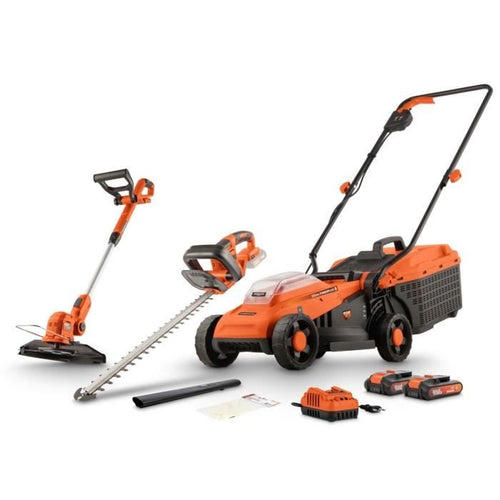 Rasaerba, bordatore e tagliasiepi - DUAL POWER - POWDPGBOX25A - 20 V - Larghezza di taglio 330 mm