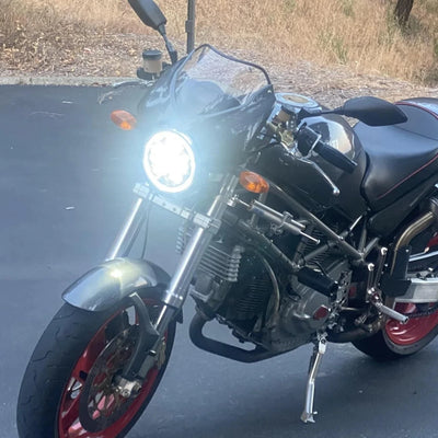 LUCE LED POSIZIONE DUCATI MONSTER 696 BIANCO 6000K 3200 LUMEN CANBUS NO ERROR