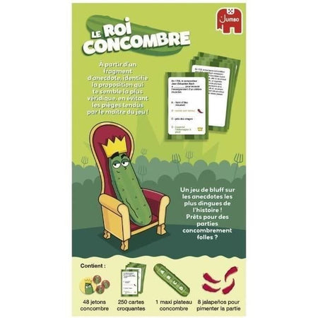 IL RE DEL CETRIOLO - Gioco da tavolo - DUJARDIN - Identifica aneddoti autentici in questo divertente puzzle game!