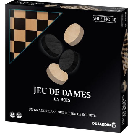 Black Series - Dama - Gioco da tavolo - DUJARDIN - Dai 7 anni