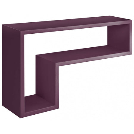 Mensola in legno "Lettera L" da parete design moderno con fissaggio a scomparsa