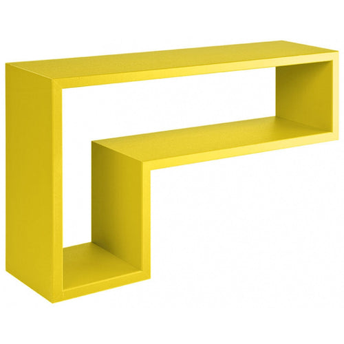 Mensola in legno Lettera L da parete design moderno con fissaggio a scomparsa