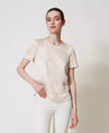 Twinset Giacca donna in misto lino con ricamo 251TP2160