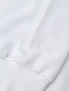 Gucci Felpa Bianca con Collo Gioiello da donna