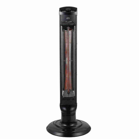 Dcg sa9815 stufa a torre oscillante in fibra di carbonio h 95cm potenza 1000w