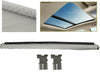 Tenda parasole per tetto apribile modelli VOLKSWAGEN VW Audi Sharan Tiguan Golf Q5 1K9877307B. Colore grigio.