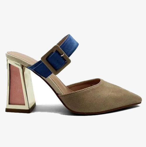 Grace - Dècolletè Con Cinturino Bicolore