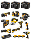 DeWALT Kit DCK1012P4T (DCD796+DCF887+DCS565+DCS382+ DCS356+DCS334+DCH172+DCG405+DCE088NG18+DCL040+4x5,0Ah +DCB132+3xTSTAKVI)