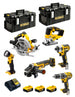 DeWALT Kit DCK663P3 (DCD796 + DCF887 + DCS570 + DCS334 + DCG405 + DCL050 + 3 x 5,0 Ah + DCB1104 + 2 x DS300)