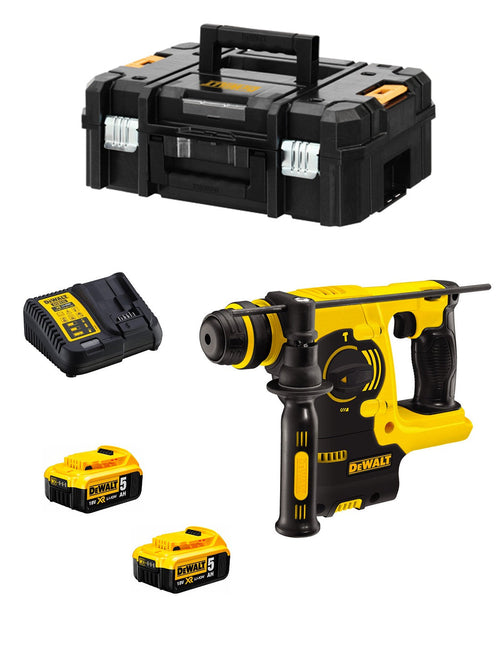 Dewalt tassellatore dch253p2 (2 x 5,0 ah + dcb115 + tstak ii) 0635292491429