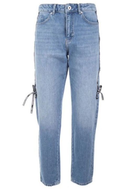 KARL LAGERFELD jeans KLJ MOM TIED DENIM da donna