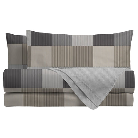 Di Maestro Completo Letto in Puro Cotone Singolo Carter 2511S26