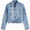 Dickies Giacca Denim Slim Jkt Rinsed Faded Blue