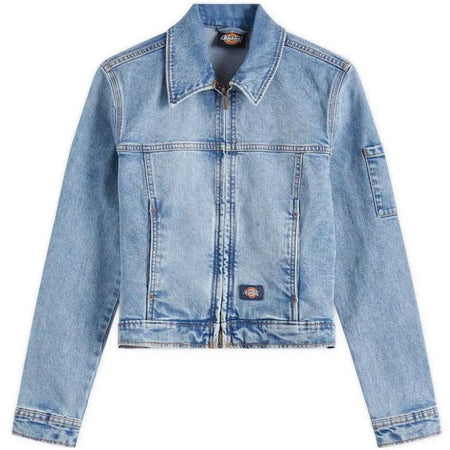Dickies Giacca Denim Slim Jkt Rinsed Faded Blue