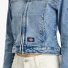 Dickies Giacca Denim Slim Jkt Rinsed Faded Blue