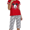 Disney Pigiama a maniche corte + pinocchietto da donna Topolino All Stars 55081 S23
