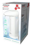 Dispenser Sapone Automatico Sensore Infrarossi 460ml Bianco Anti Goccia Dosatore