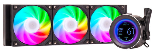 Dissipatore a liquido ARCTIC SPHERE LCD 360 - 360mm- Skt Universale- PWM fan- LCD 2.8 con software