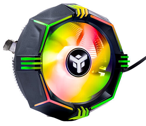 Dissipatore ad aria ICY-4LPR - Skt universale- 65W TDP- Low Profile- RGB Rainbow