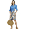 Divas Abito Estivo Maniche 3/4 in Viscosa A1184 2504S66
