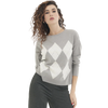 Divas Maglia Invernale Girocollo da Donna Scozzese MG407 2510S76