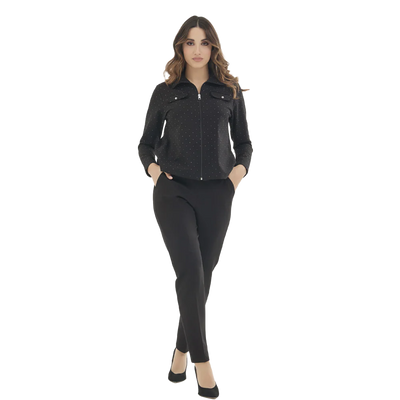 Divas Pantalone Invernale da Donna Sigaretta/tasche punto milano compact PN31 2509S40