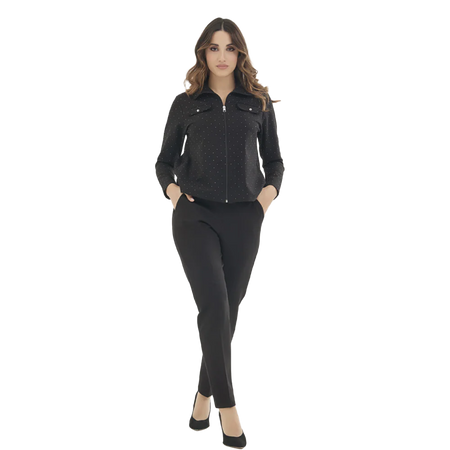 Divas Pantalone Invernale da Donna Sigaretta/tasche punto milano compact PN31 2509S40