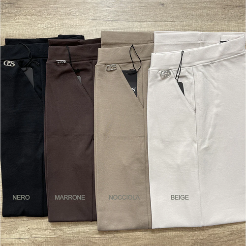 Divas Pantalone Invernale da Donna dritto/tasche punto milano compact PN72 2509S42