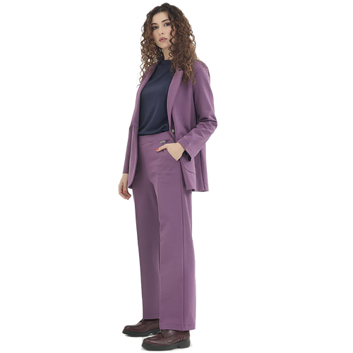Divas Pantalone Invernale da Donna dritto/tasche punto milano compact PN72 2509S42