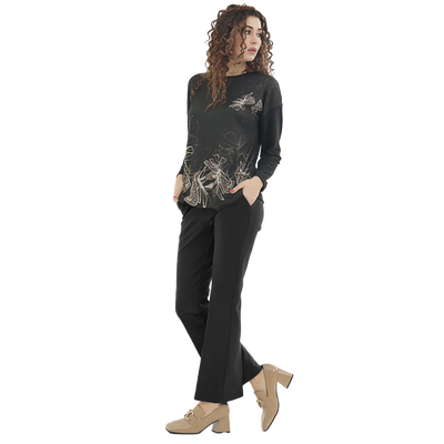 Divas Pantalone Invernale da Donna flare/tasche punto milano lux FN76 2510S50