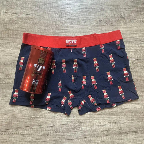 Diver Boxer da Uomo Natalizio Schiaccianoci 48452E S11 - Passarelli Biancheria