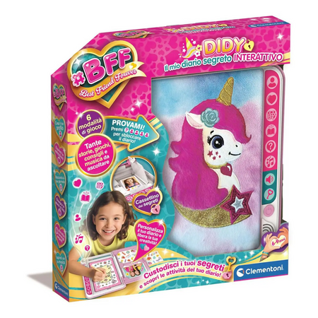 Clementoni - BFF Didy Il Mio Diario Segreto Interattivo