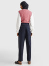 Tommy Hilfiger PANTALONE CO SCARF PLEATED TAPERED da donna