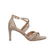 MICHAEL KORS scarpe con tacco donna michael kors - kinsley sandal - oro da donna