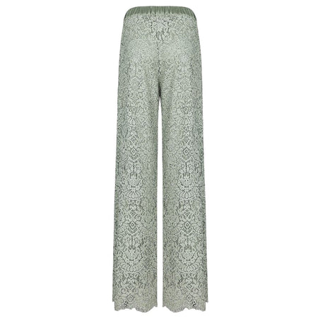 Dexterior pantaloni donna d.exterior - pizzo dentelle pantalone - verde da donna