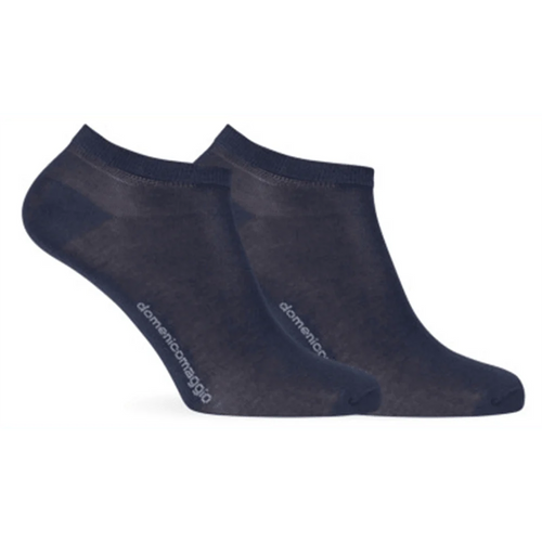 Domenico Maggio 2 Paia di Calza Fantasmino Unisex in filo di Cotone DM369 S70 - Passarelli Biancheria