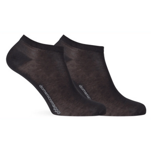 Domenico Maggio 2 Paia di Calza Fantasmino Unisex in filo di Cotone DM369 S70 - Passarelli Biancheria