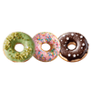 Donuts Senza Glutine Pistacchio Fragola e Cioccolato 9pz